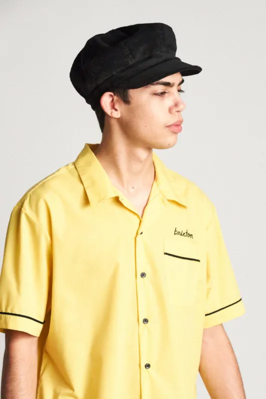 Montreal Unstructured Cap - Black Cord made by Brixton