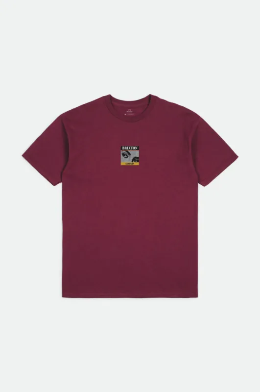 Stare S/S Standard Tee - Cowhide sold by Brixton