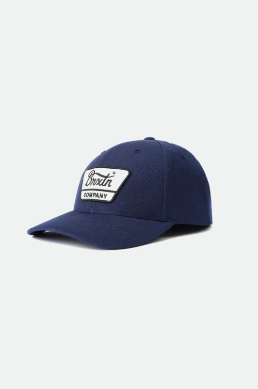 Linwood MP Snapback - Navy sold by Brixton