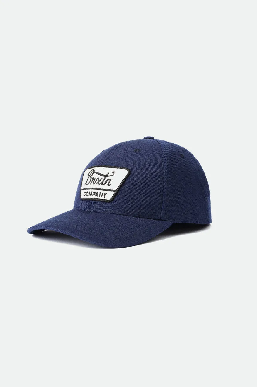 Linwood MP Snapback - Navy sold by Brixton