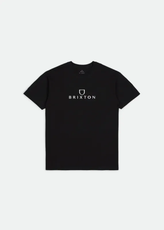 Alpha S/S Standard Tee - Black sold by Brixton