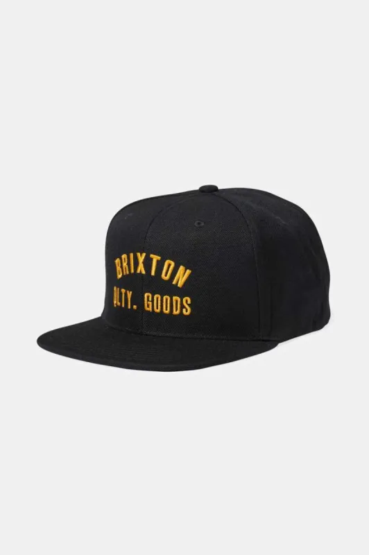 Woodburn Netplus Snapback - Black sold by Brixton