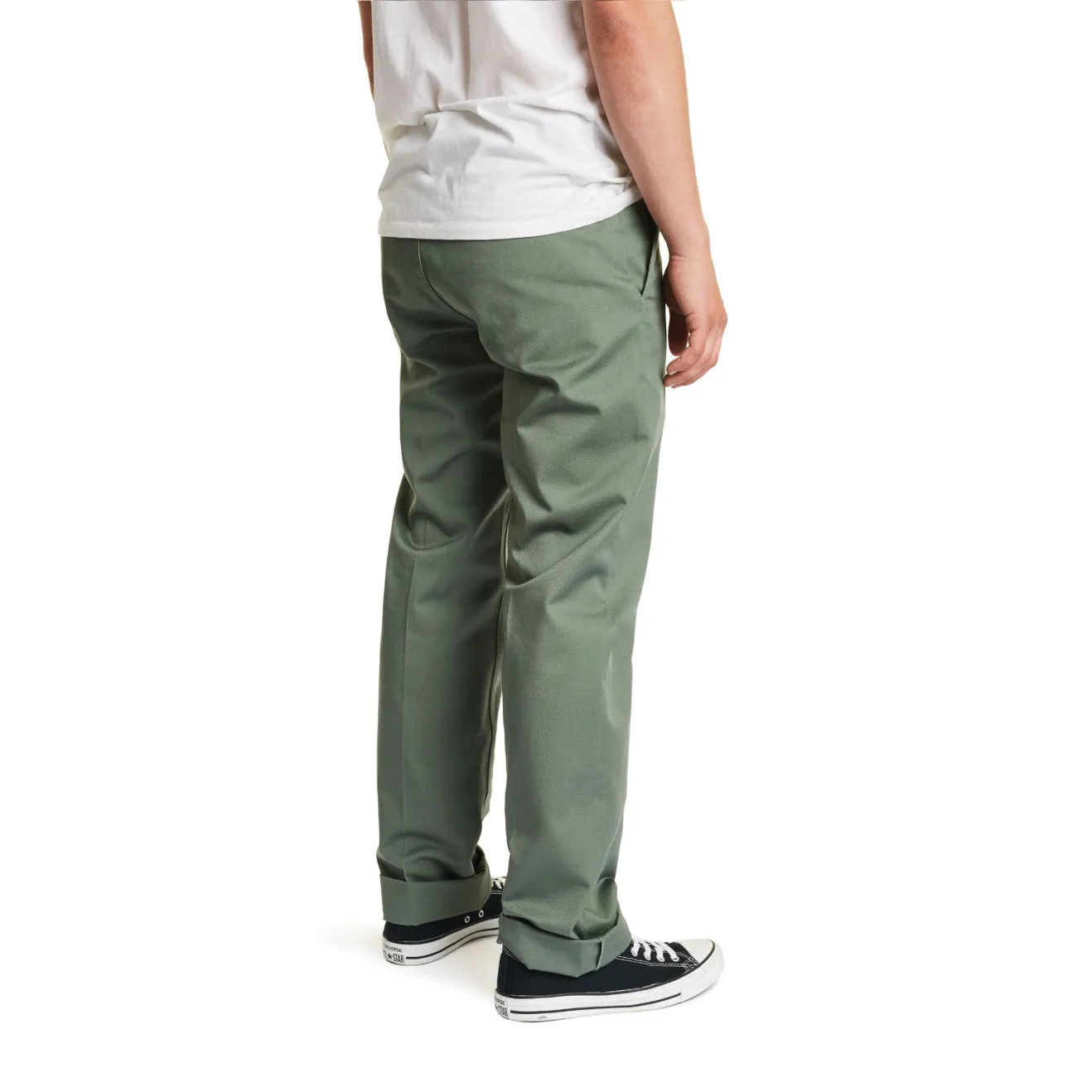 Labor Chino Pant - Washed Chive sold by Brixton product image thumbnail 3