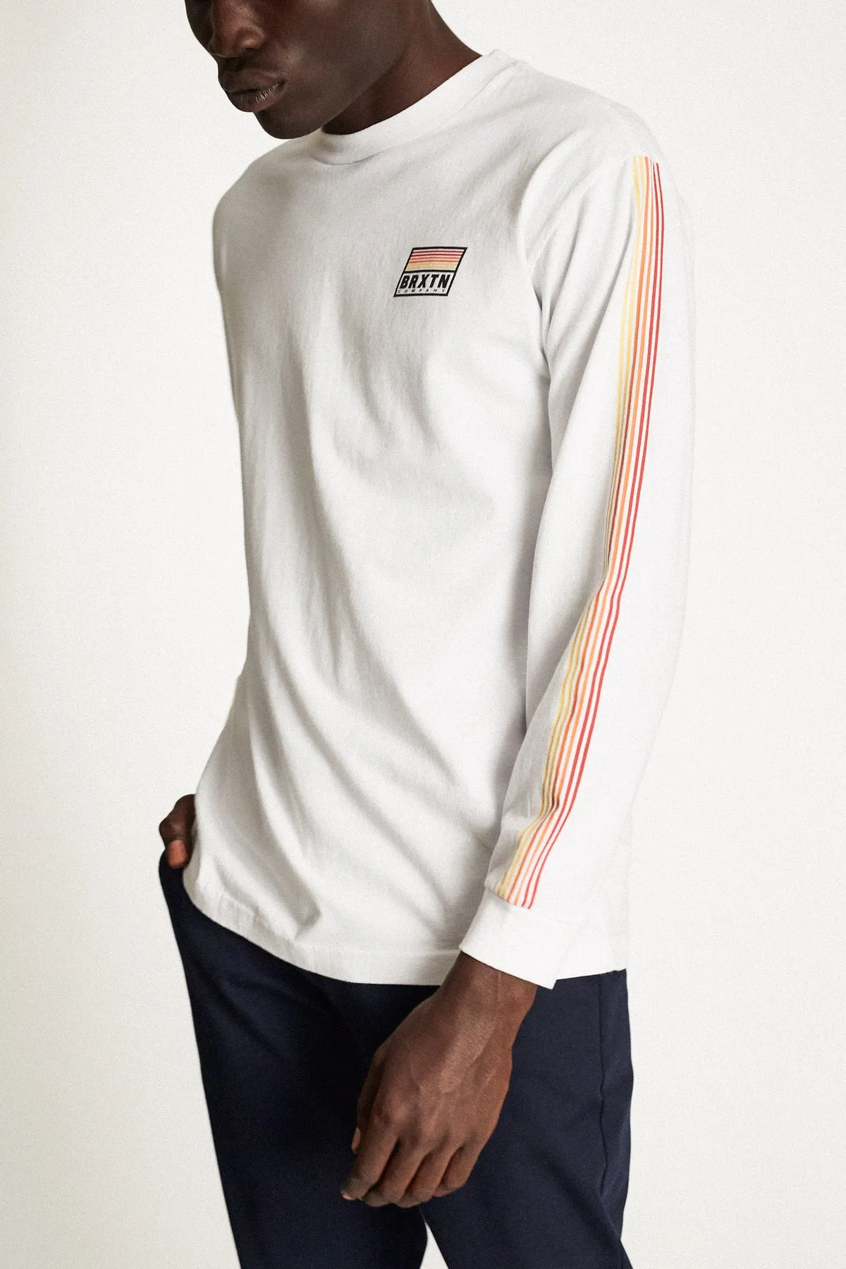 Banyan II L/S Standard Tee - White sold by Brixton product image thumbnail 4