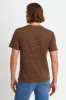 Hilt S/S Henley Knit - Dark Khaki/Brown sold by Brixton