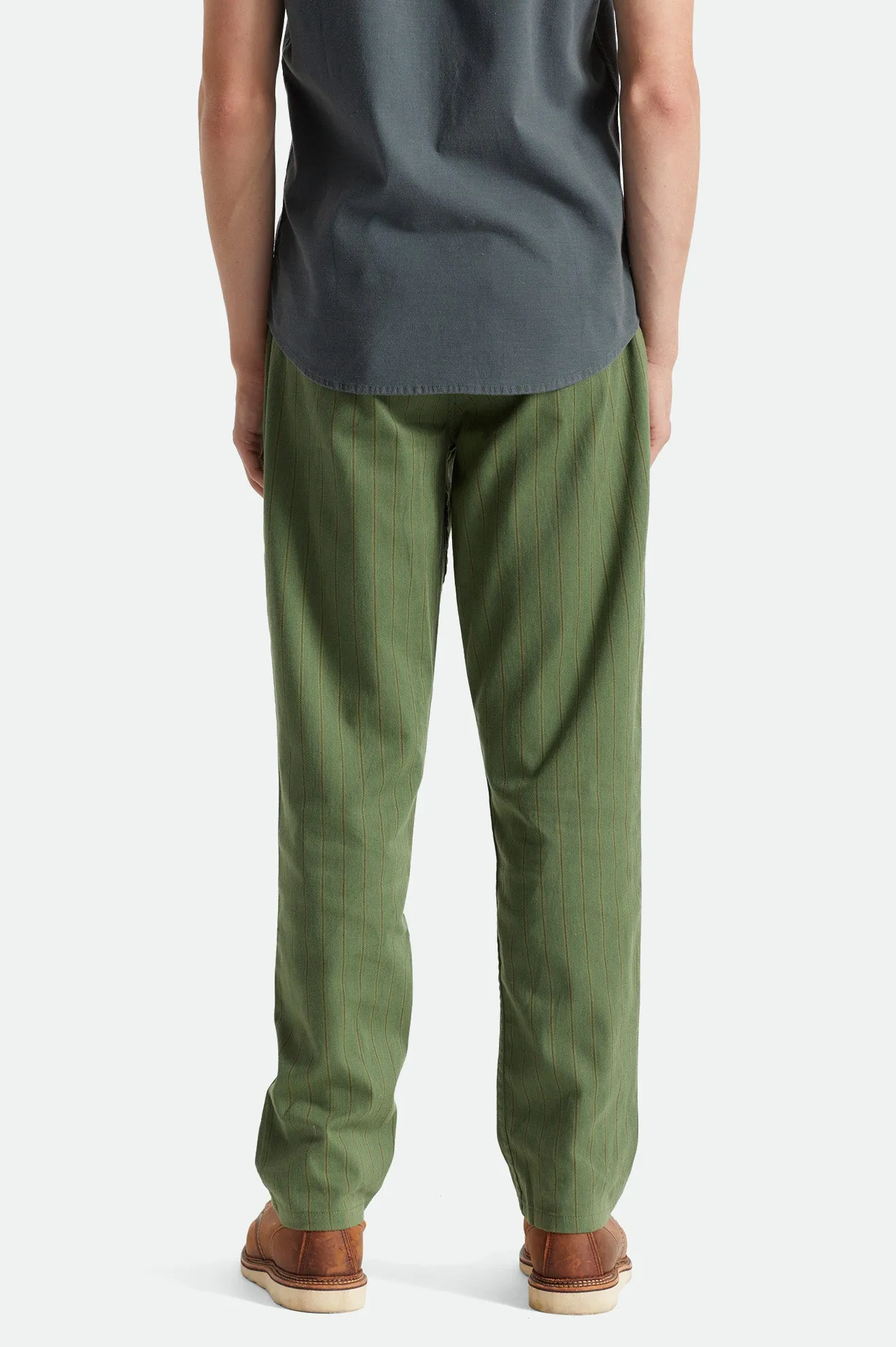 Choice Chino Pant - Clover Green Stripe sold by Brixton product image thumbnail 4