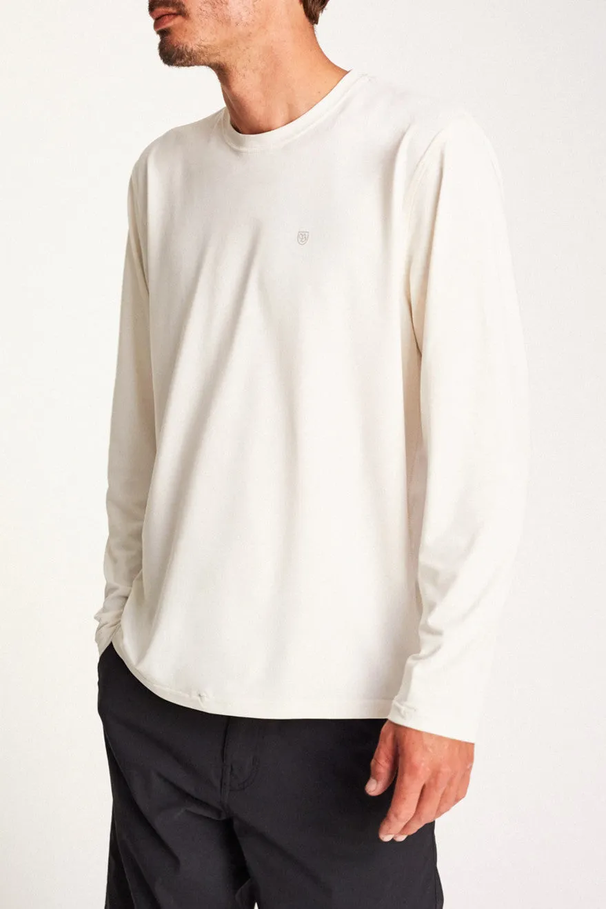 Trek L/S Knit - Off White sold by Brixton