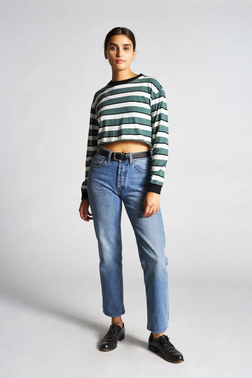 Emily L/S Crop Tee - Emerald sold by Brixton