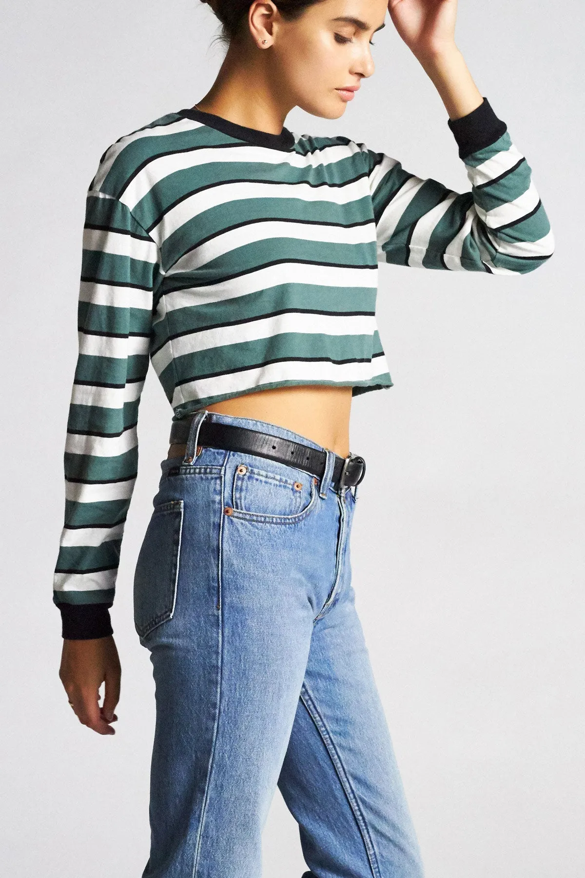 Emily L/S Crop Tee - Emerald sold by Brixton product image thumbnail 4