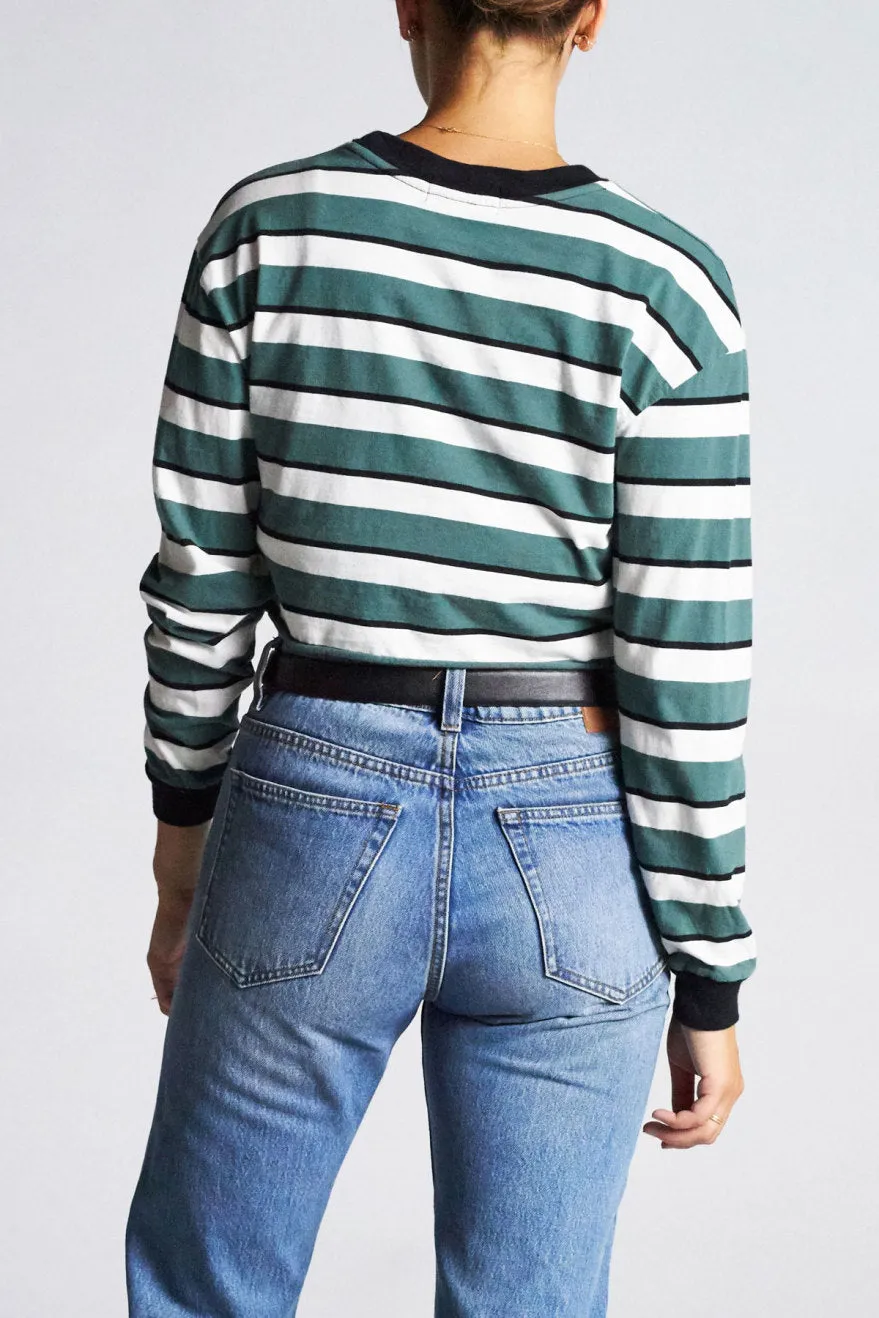 Emily L/S Crop Tee - Emerald sold by Brixton product image thumbnail 3