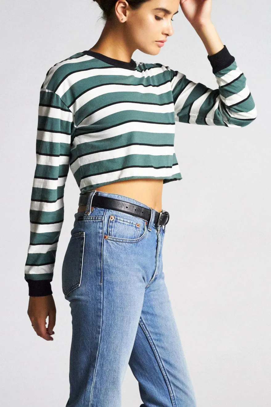 Emily L/S Crop Tee - Emerald sold by Brixton product image thumbnail 2
