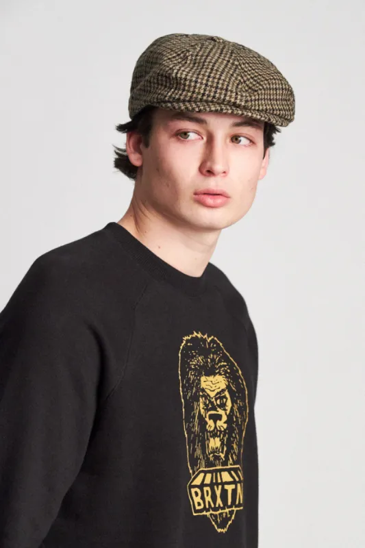 Brood Adjustable Snap Cap - Olive/Tan sold by Brixton