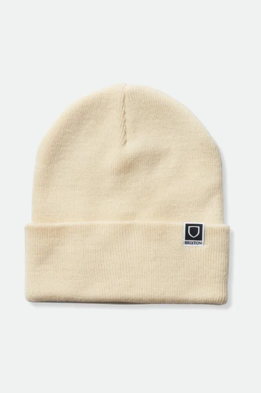 Harbor Beta Watch Cap Beanie - Off White sold by Brixton