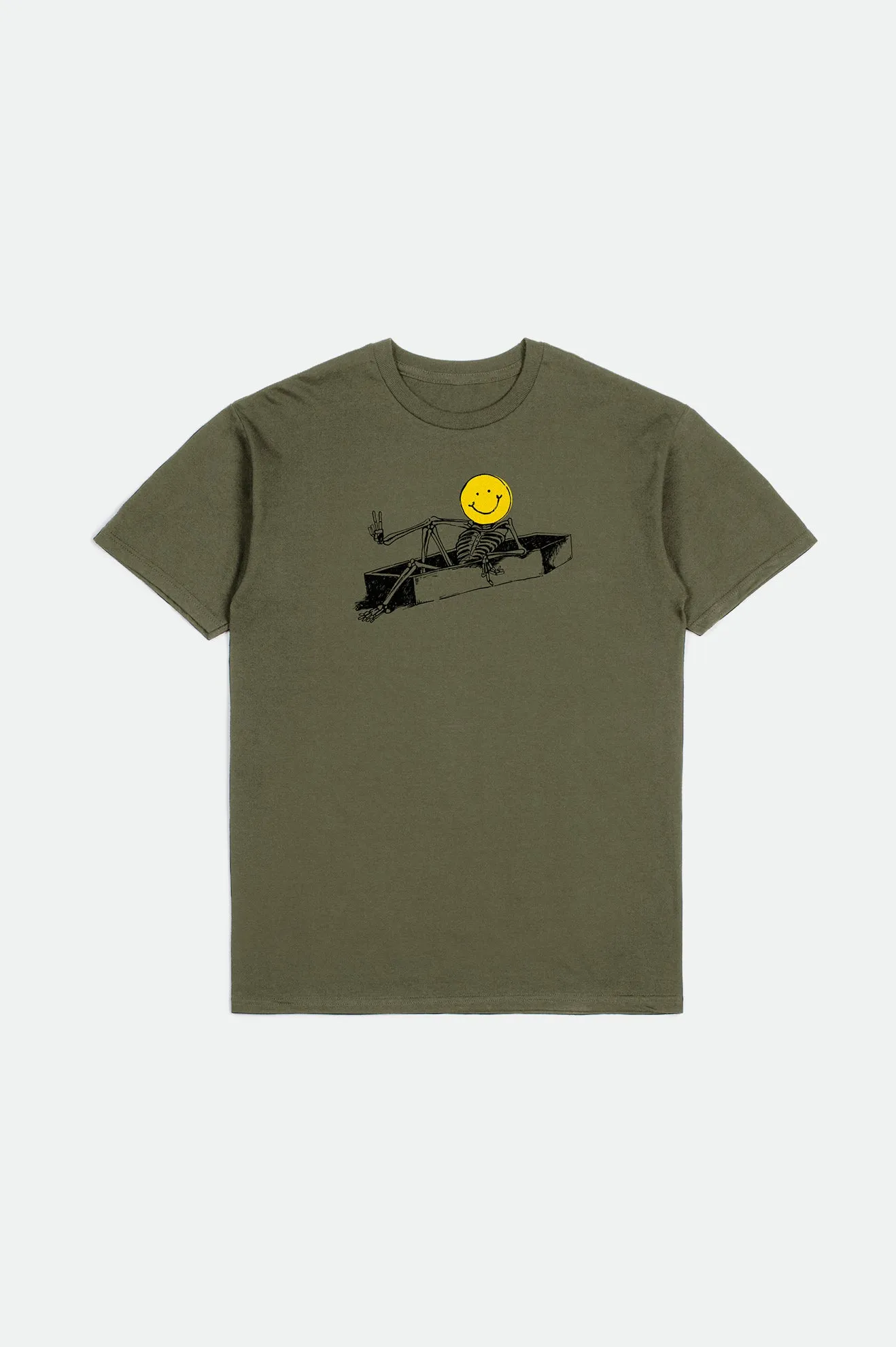 News S/S Standard Tee - Military Olive sold by Brixton