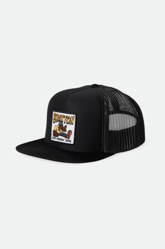 Passin' Thru Netplus HP Snapback - Black made by Brixton