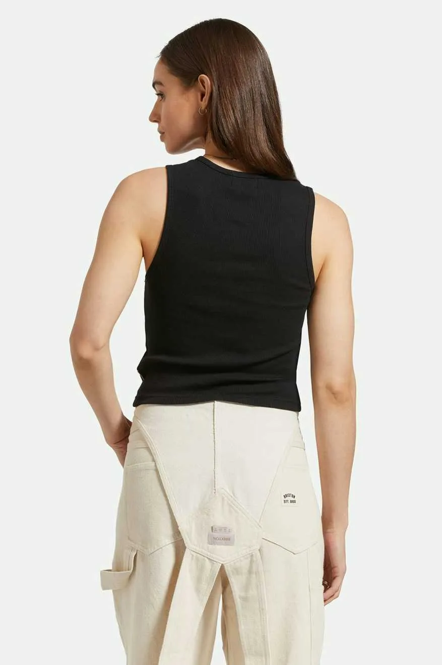 Classic Organic A-Tank - Black sold by Brixton product image thumbnail 2