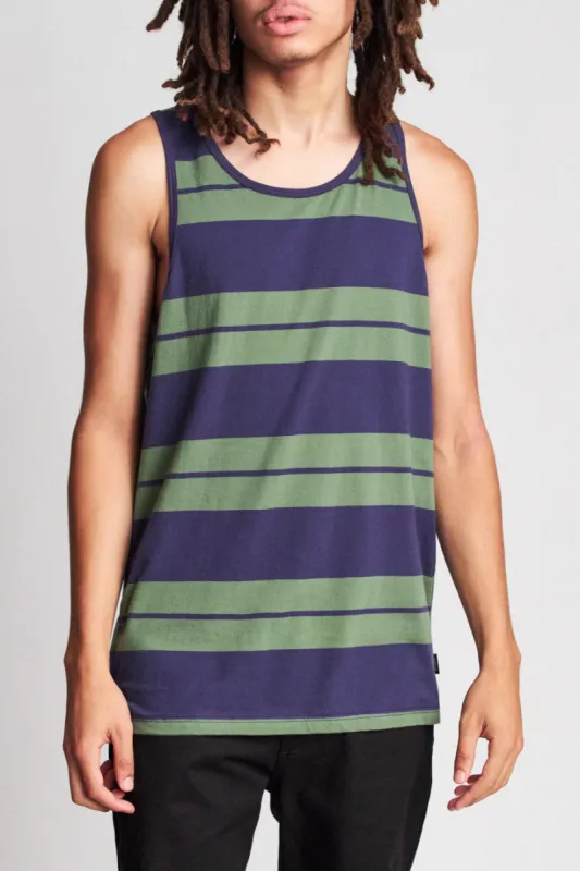 Hilt Tank Top - Leaf/Patriot Blue sold by Brixton