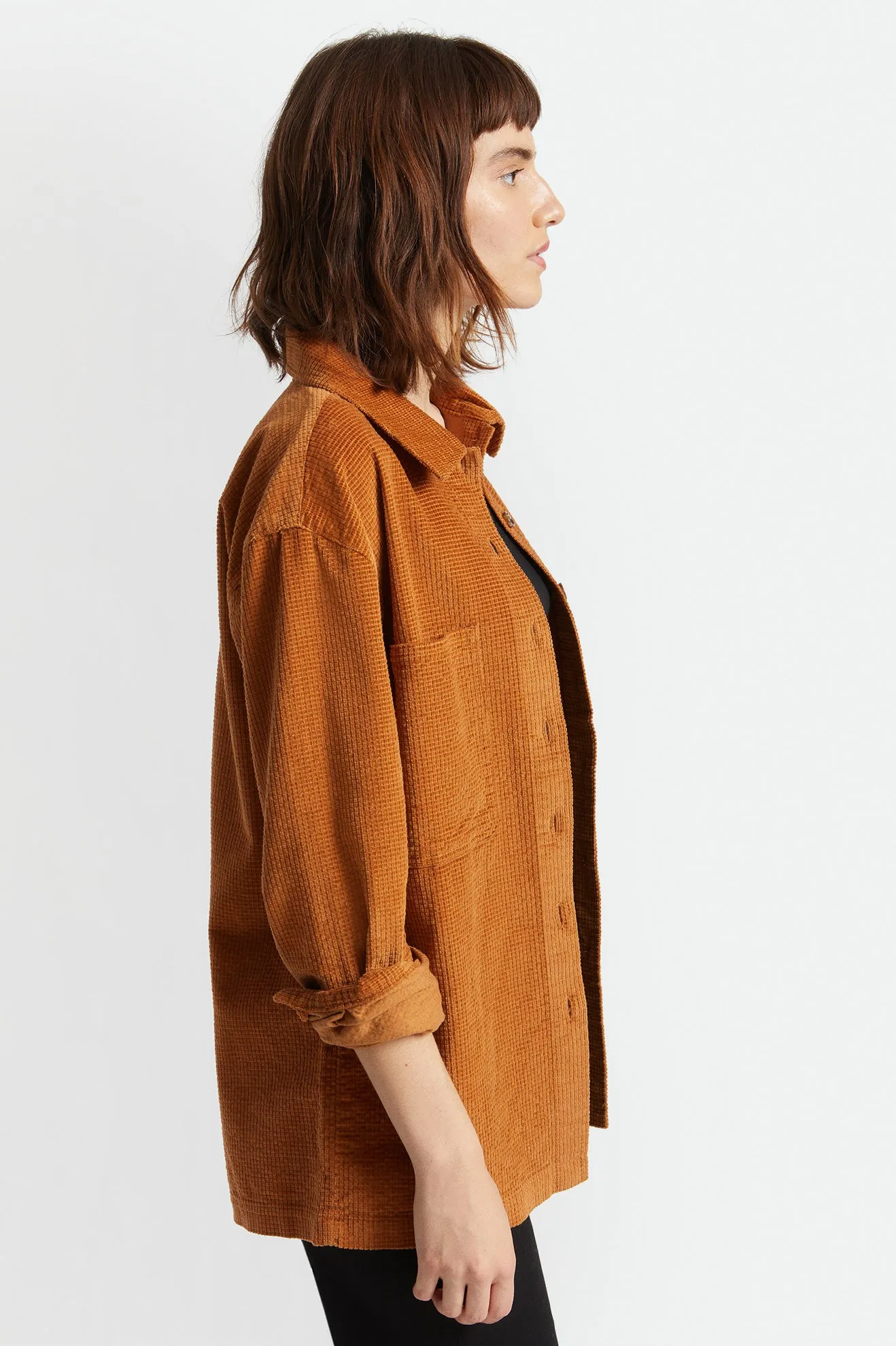 Bowery Tunic Overshirt - Lion sold by Brixton product image thumbnail 3