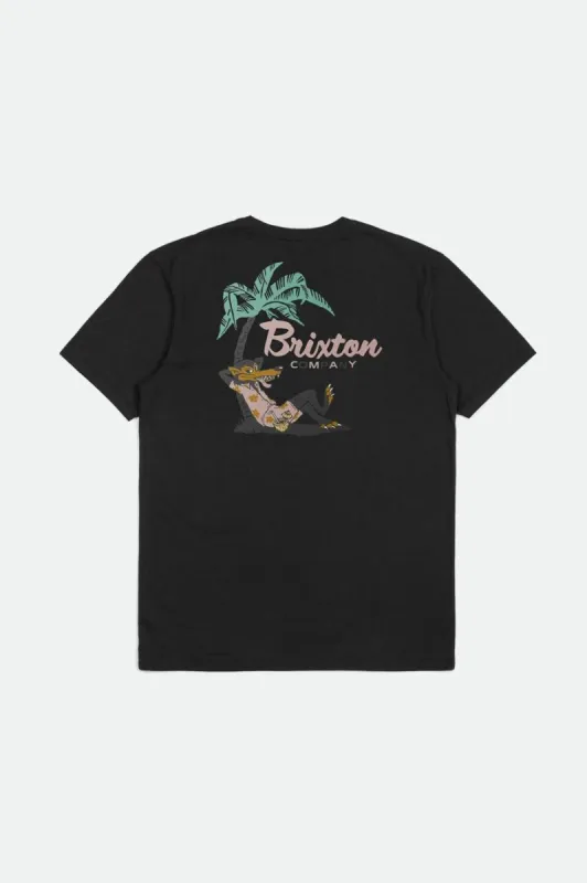 Leisure S/S Tailored Tee - Black sold by Brixton