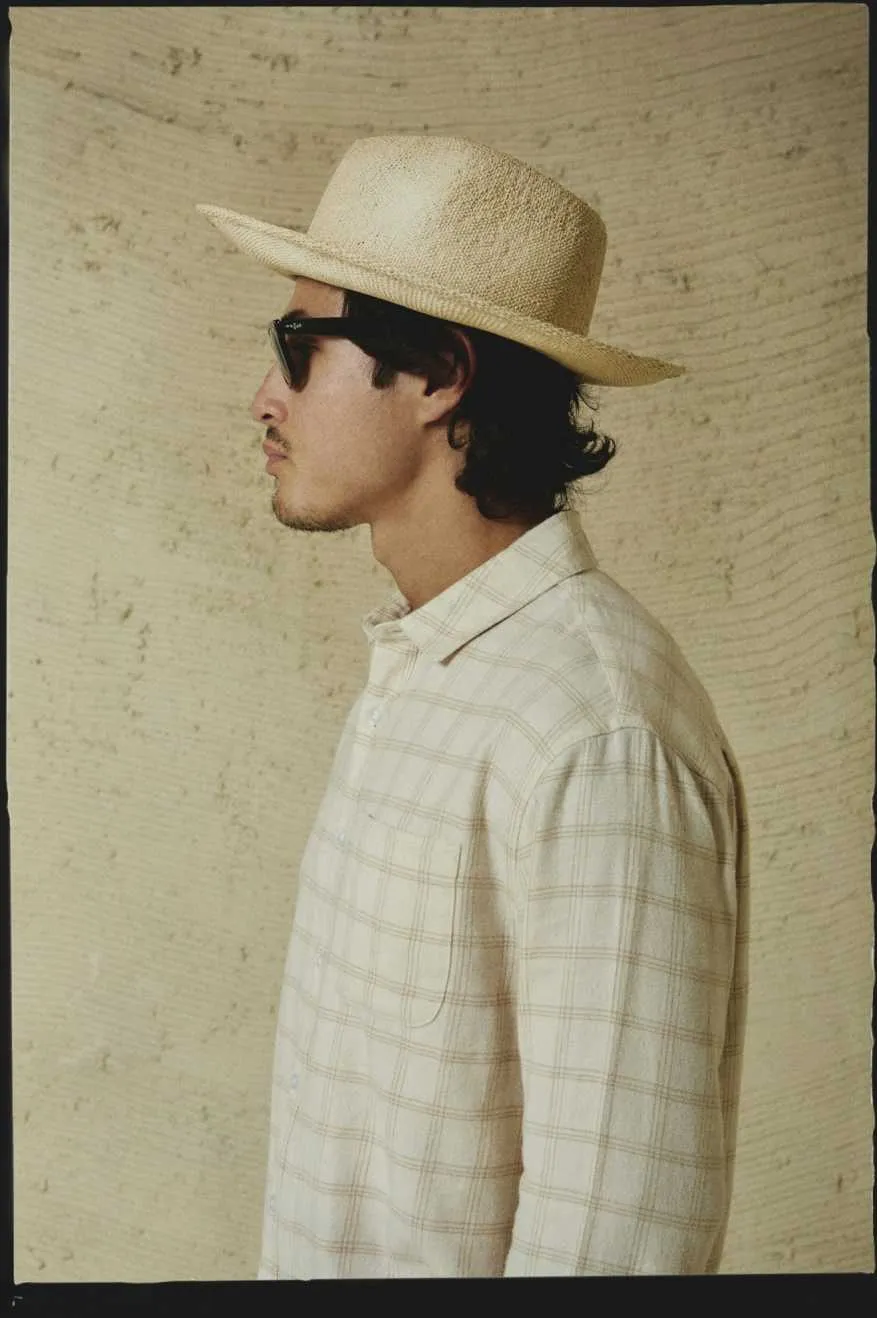 Dayton Basic Convertabrim Straw Rancher Hat - Natural sold by Brixton product image thumbnail 4