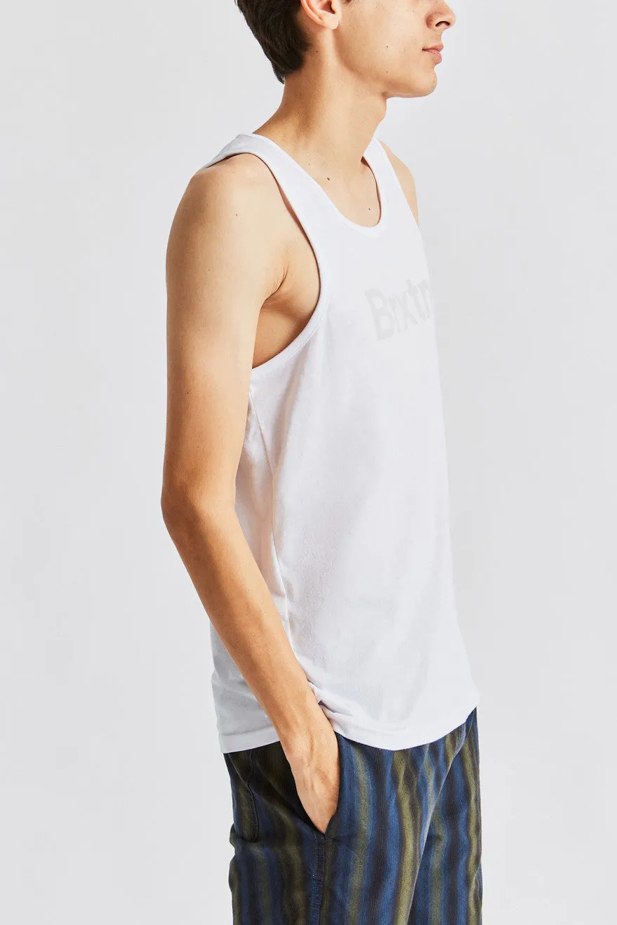 Gate Tank - White sold by Brixton