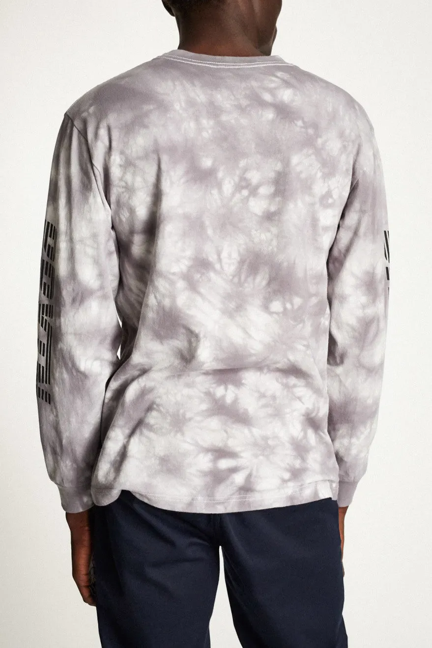 Cortez II L/S Standard Tee - White Grey sold by Brixton product image thumbnail 3