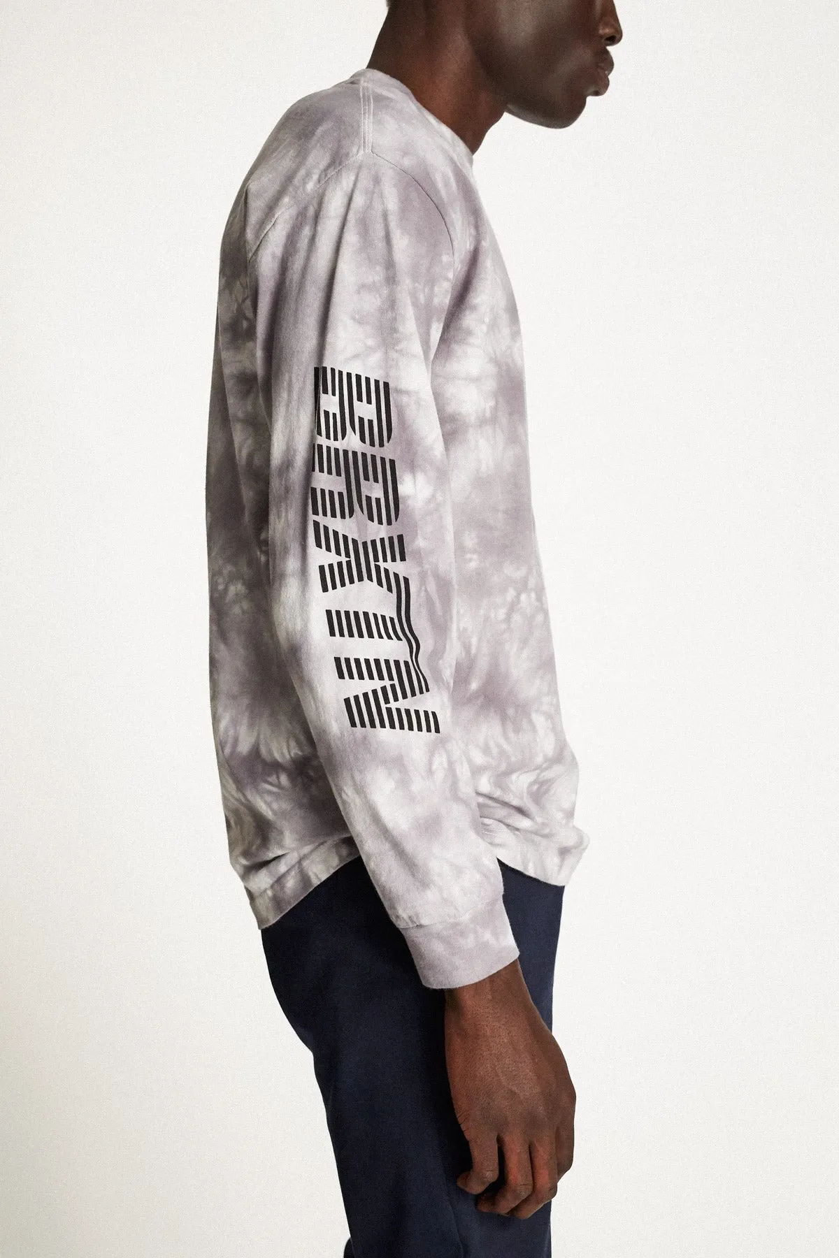 Cortez II L/S Standard Tee - White Grey sold by Brixton product image thumbnail 4