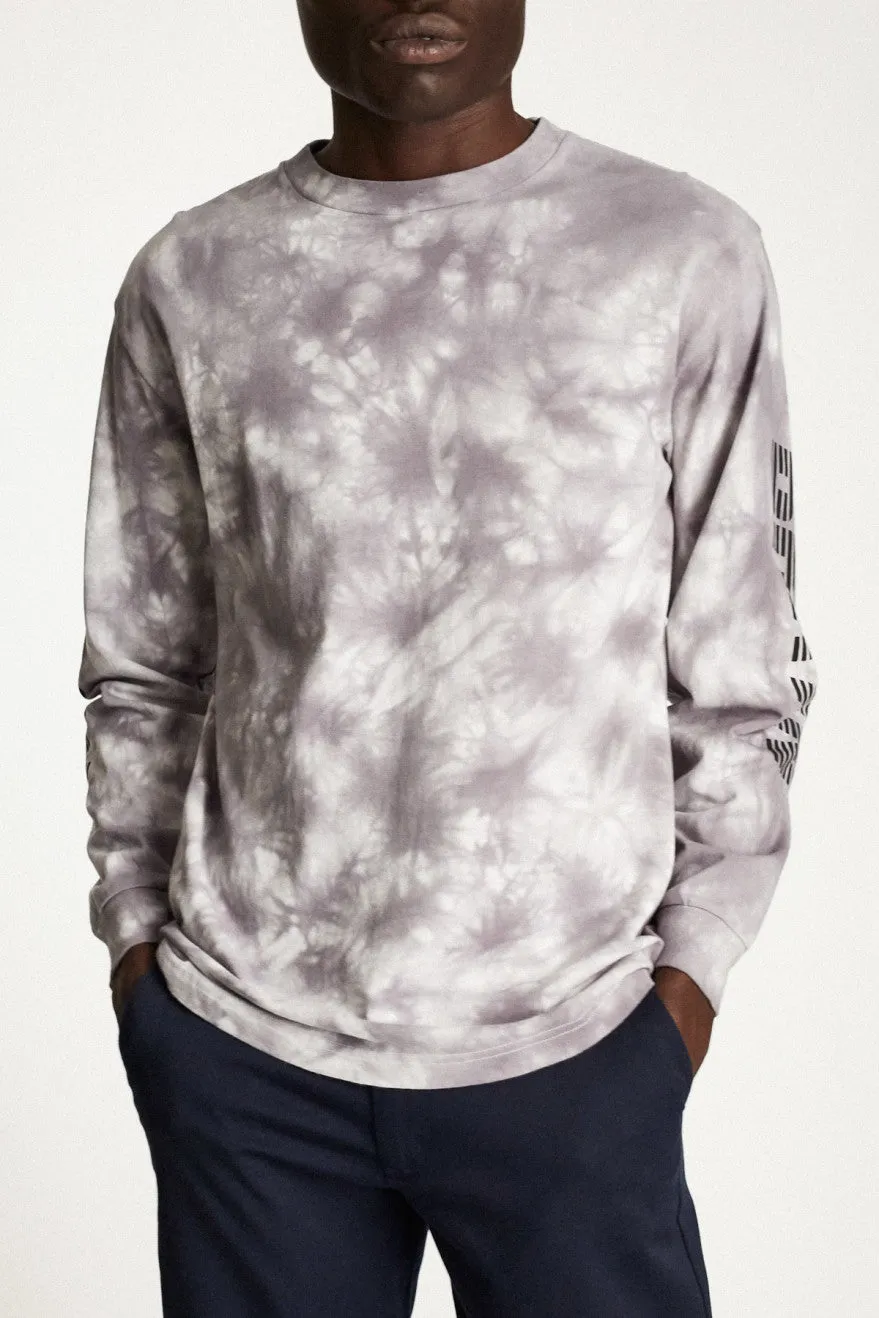 Cortez II L/S Standard Tee - White Grey sold by Brixton