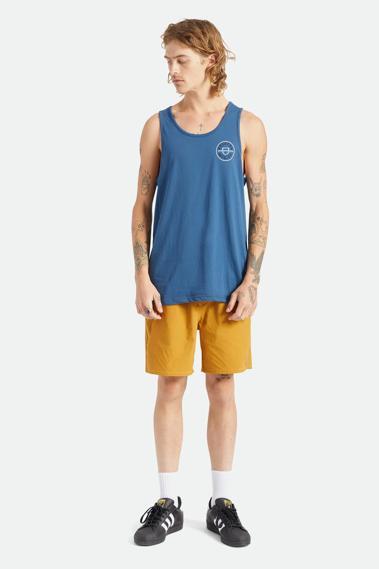 Crest Tank - Joe Blue sold by Brixton