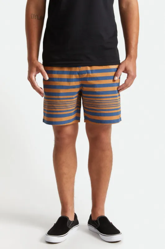 Voyage Hybrid Short - Joe Blue/Lion made by Brixton