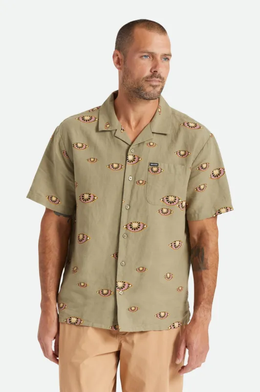 Bunker S/S Woven - Mermaid Eye Ball sold by Brixton