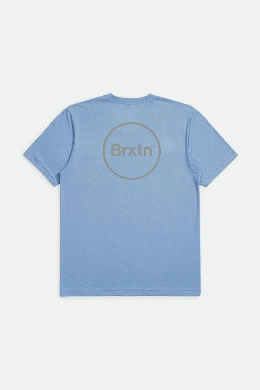 Gate IV S/S Premium Tee - Slate Blue sold by Brixton product image thumbnail 2