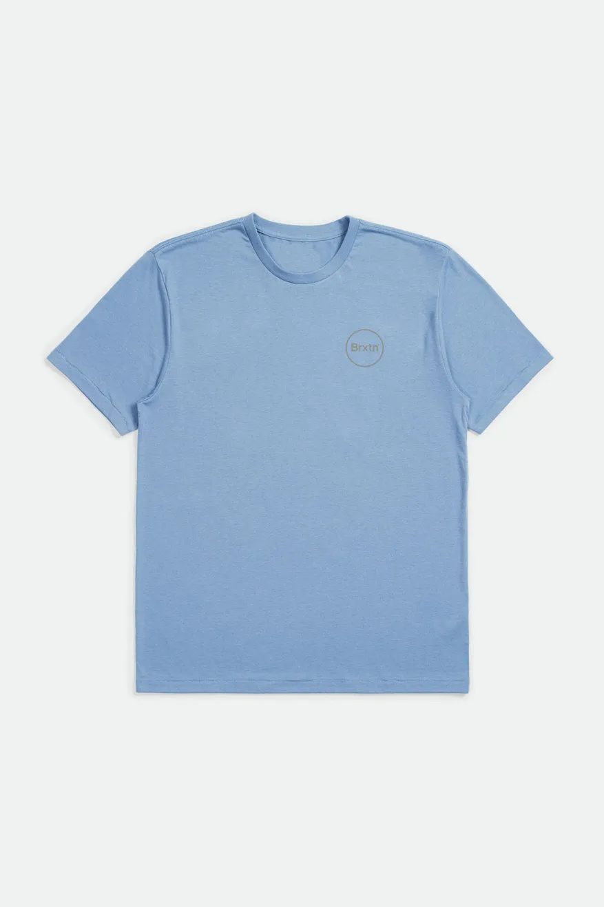 Gate IV S/S Premium Tee - Slate Blue sold by Brixton