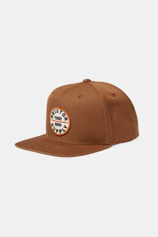Oath III Snapback - Pinecone Brown sold by Brixton