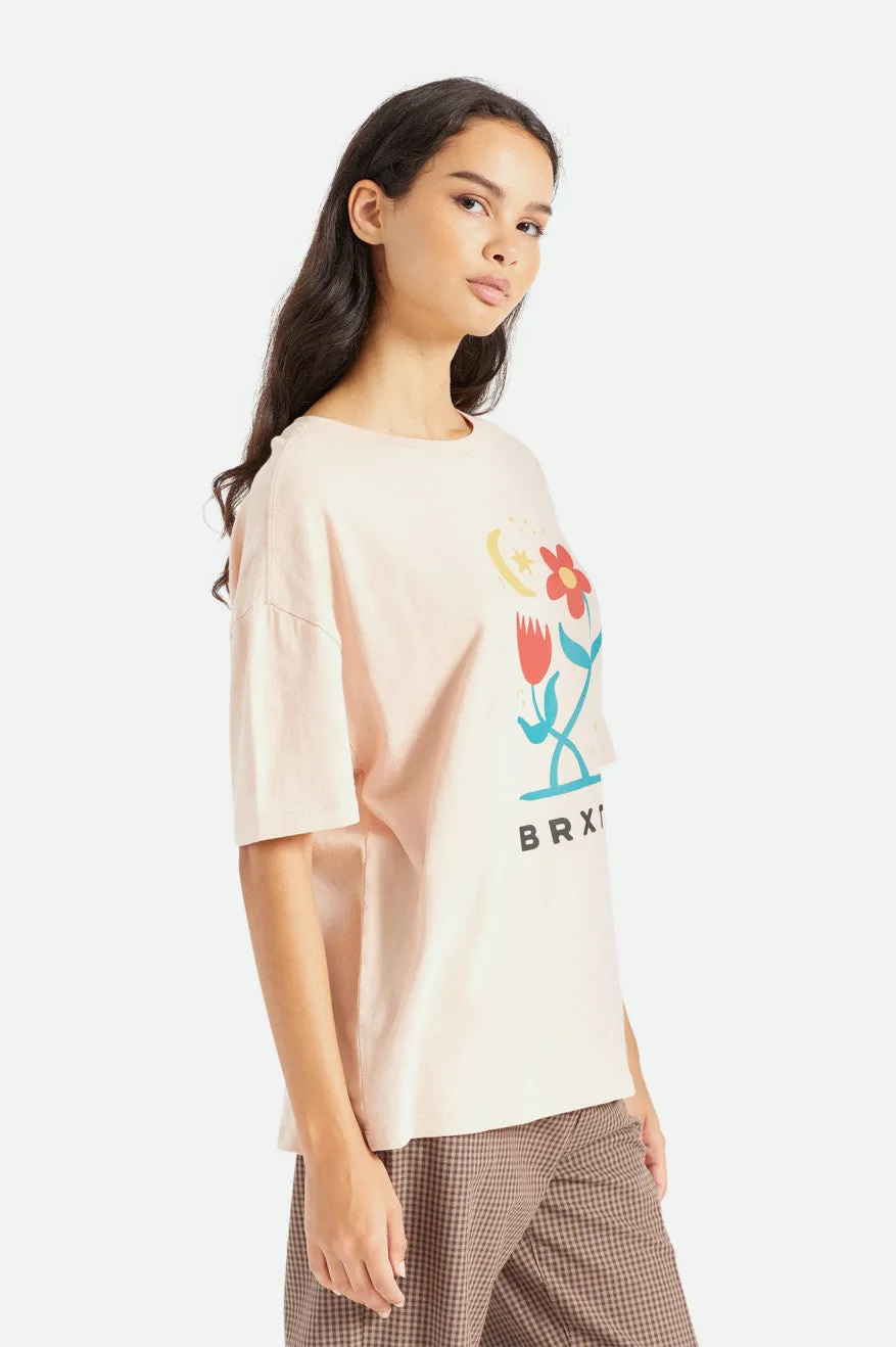 Moonlight Oversized Boyfriend Tee - Rose Dust sold by Brixton product image thumbnail 3