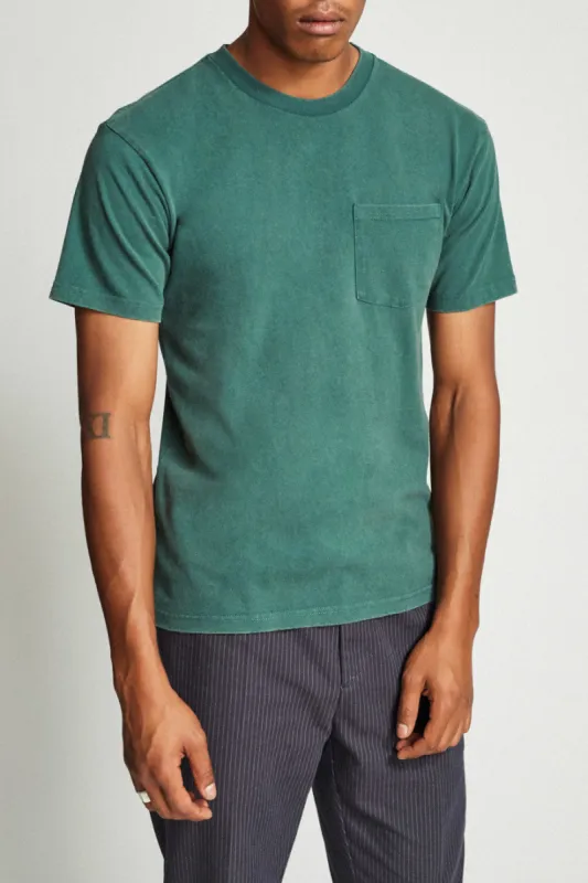 Basic S/S Standard Pocket Tee - Evergreen sold by Brixton