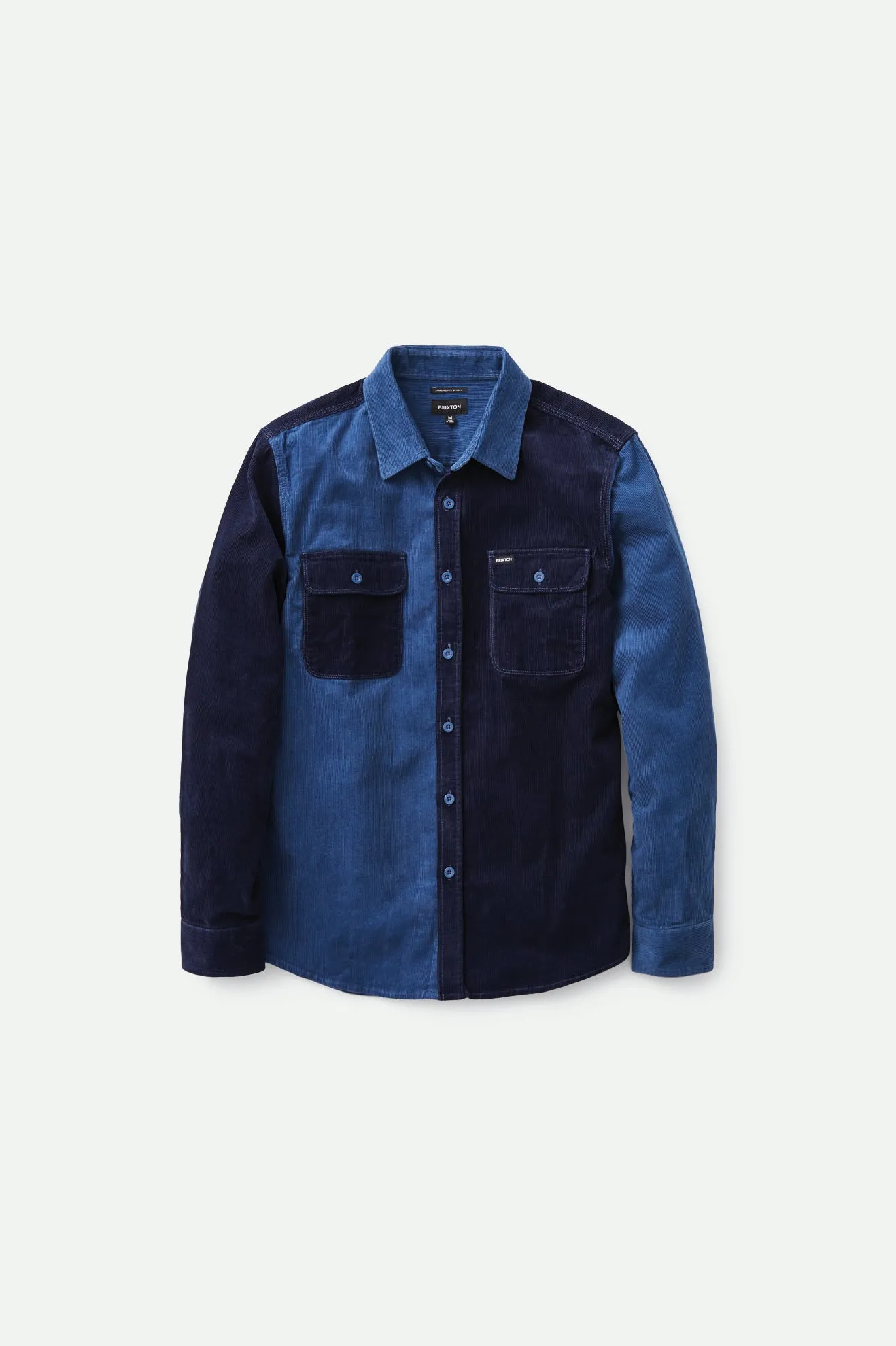 Bowery Corduroy L/S Flannel - Joe Blue/Navy sold by Brixton product image thumbnail 5