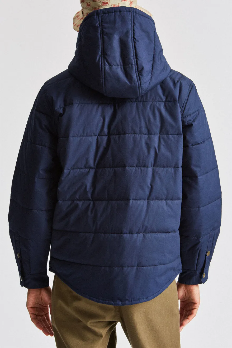 Cass Hood Jacket - Navy sold by Brixton product image thumbnail 3