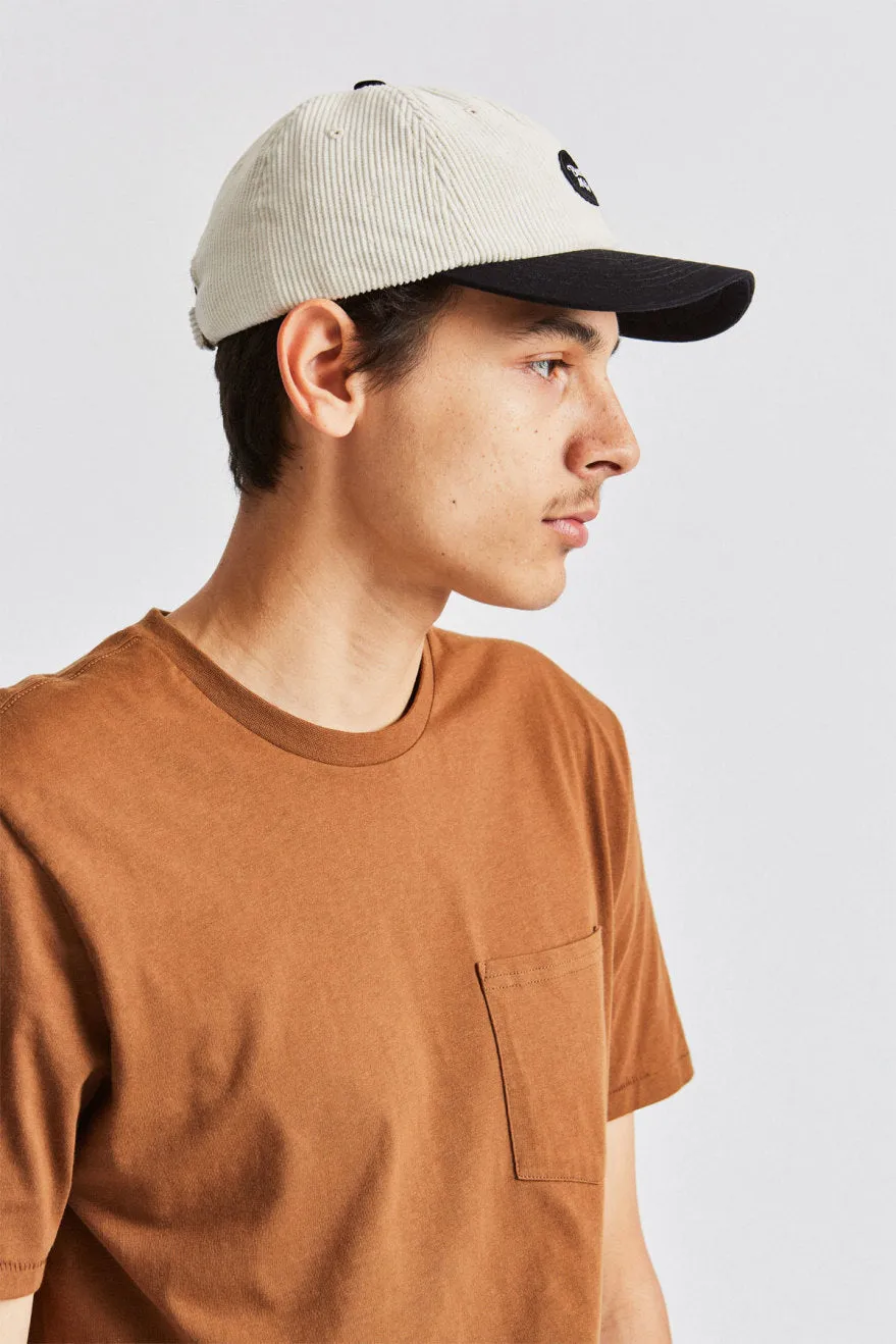 Wheeler Cap - Ivory/Black sold by Brixton