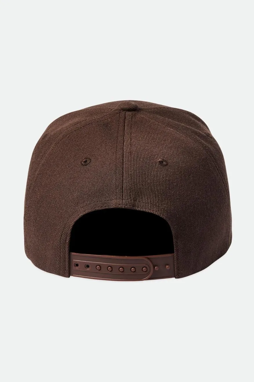Linwood MP Snapback - Dark Earth sold by Brixton product image thumbnail 2