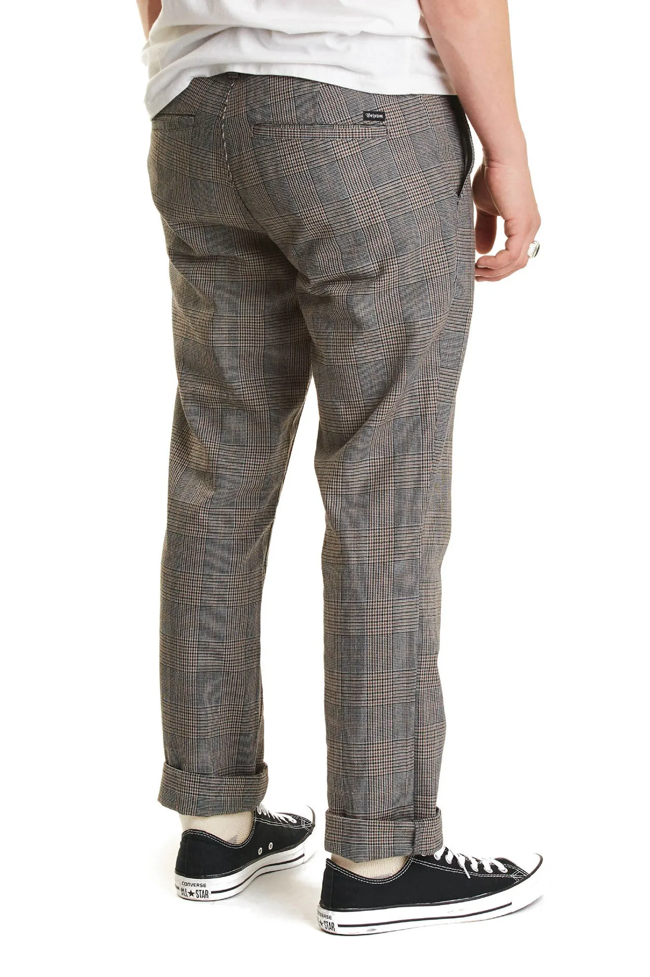 Reserve Chino Pant - Grey Plaid sold by Brixton product image thumbnail 2