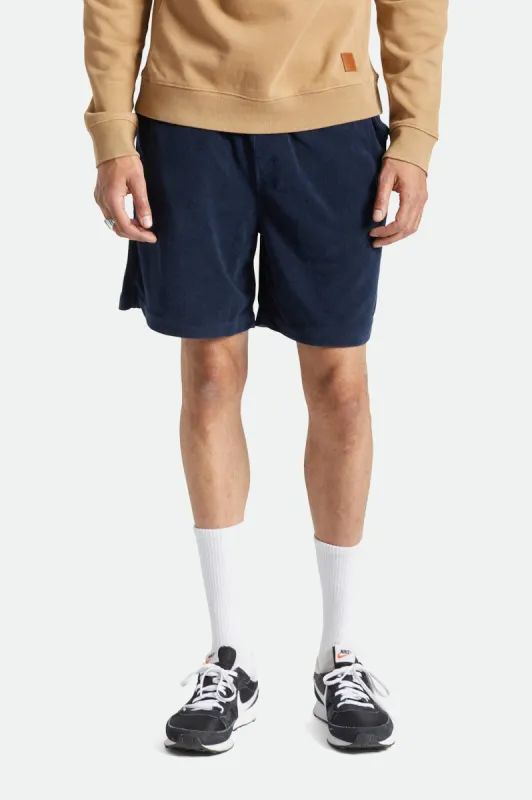 Pacific Reserve Terry Cloth Short - Navy sold by Brixton