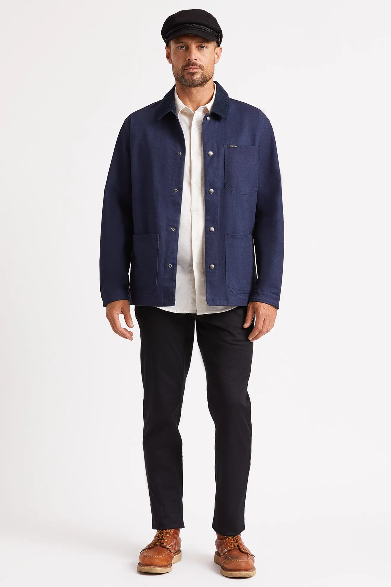 Survey Utility Chore Coat - Washed Navy sold by Brixton product image thumbnail 5