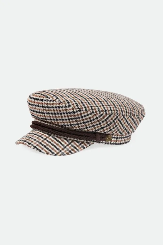Fiddler Fisherman Cap - Sand/Dark Earth/Black sold by Brixton