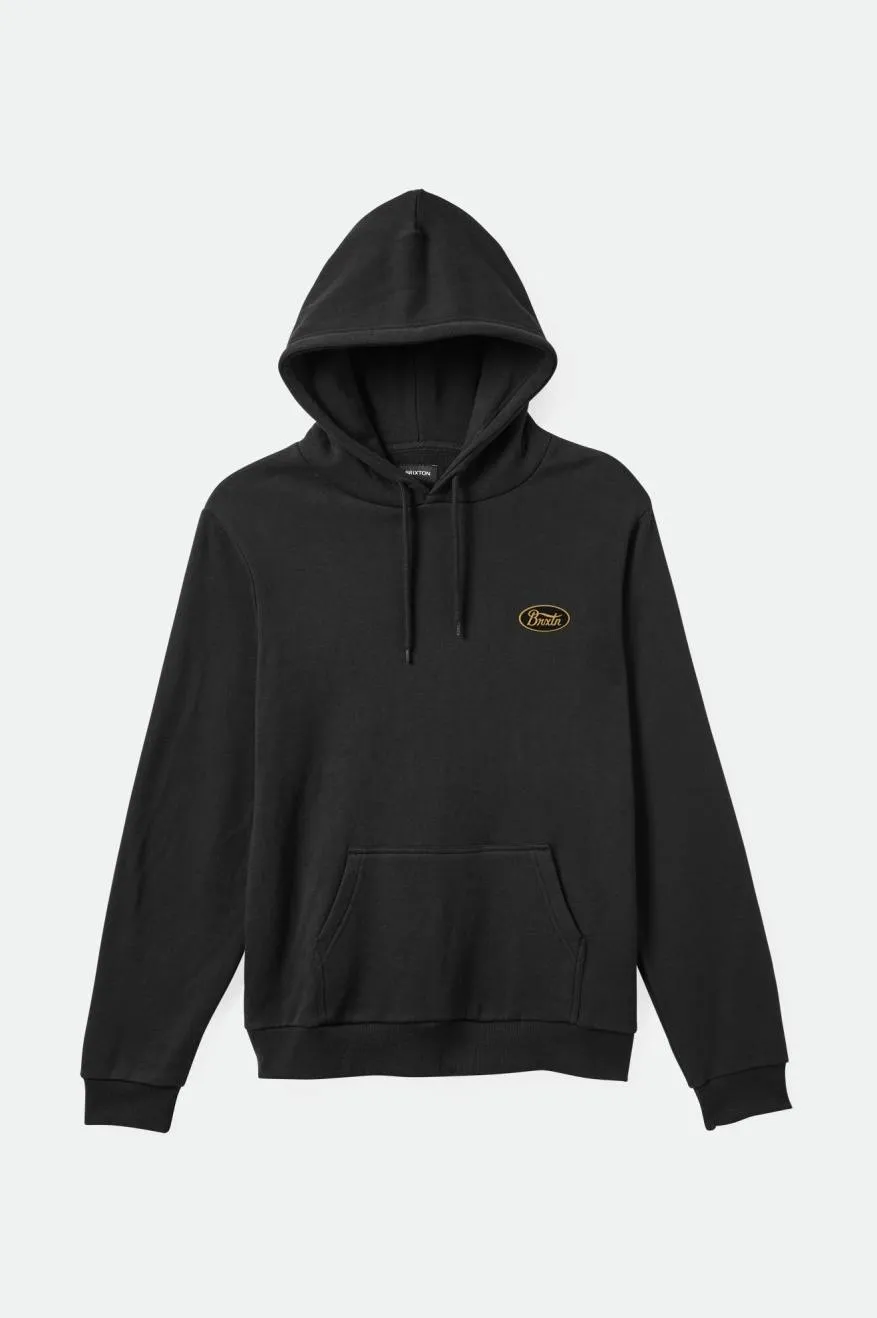 Parsons Patch Hood - Black sold by Brixton
