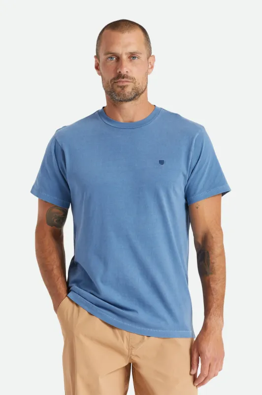 Vintage Reserve S/S Tee - Ocean Blue sold by Brixton