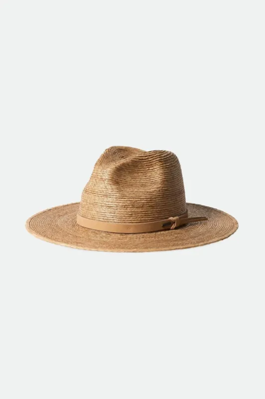 Field Proper Straw Hat - Tan/Tan sold by Brixton
