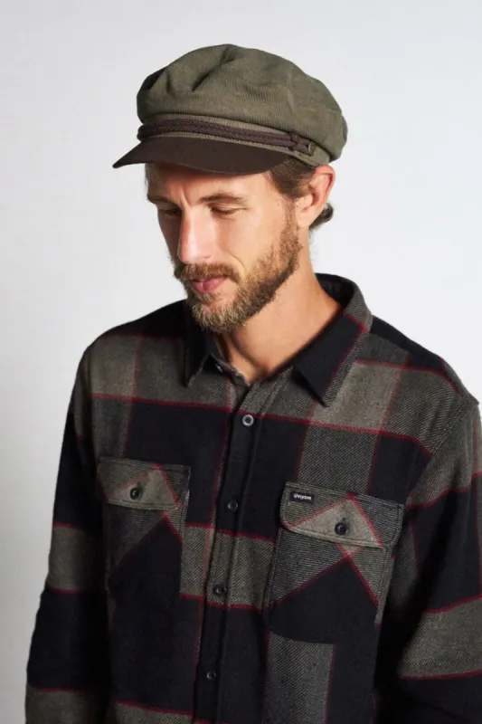 Fiddler Cap - Army/Bison sold by Brixton