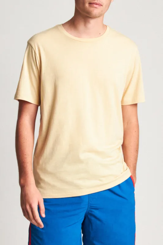 Basic S/S Premium Tee - Parchment sold by Brixton