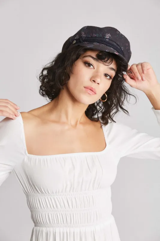 Fiddler Women Cap - Navy Floral sold by Brixton